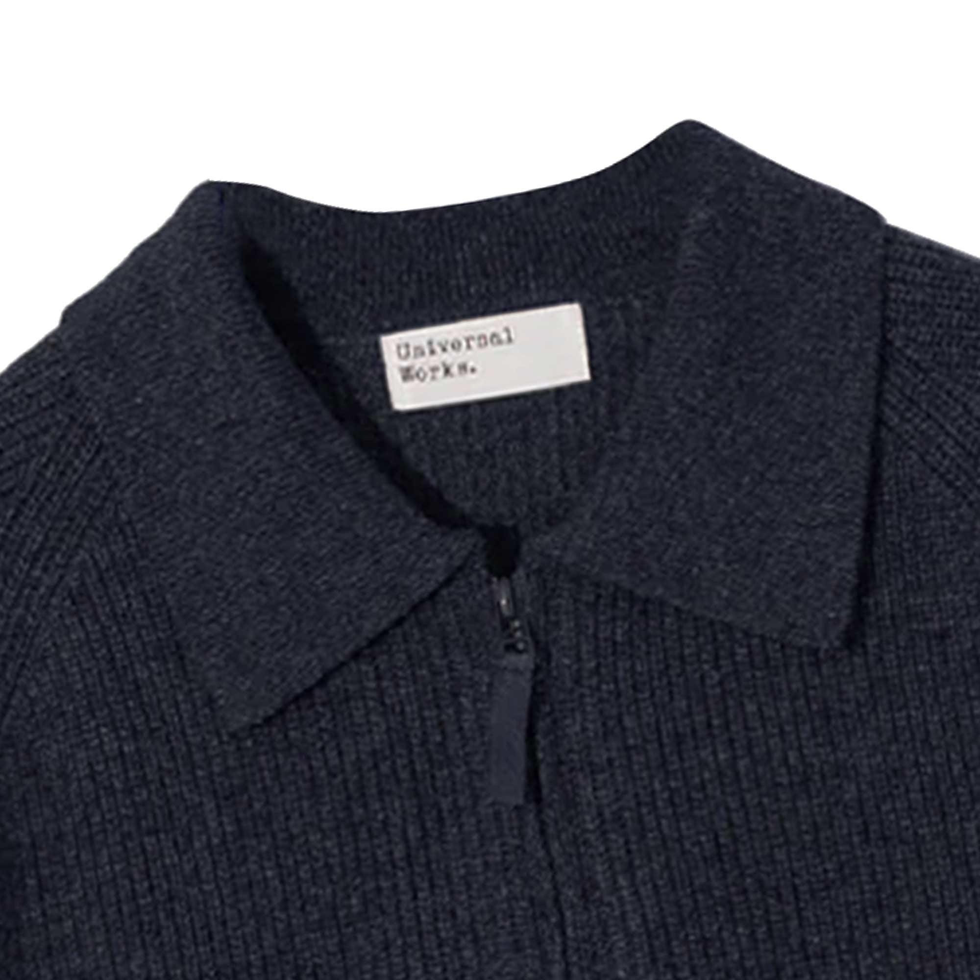 Universal Works Zip Cardigan - Navy