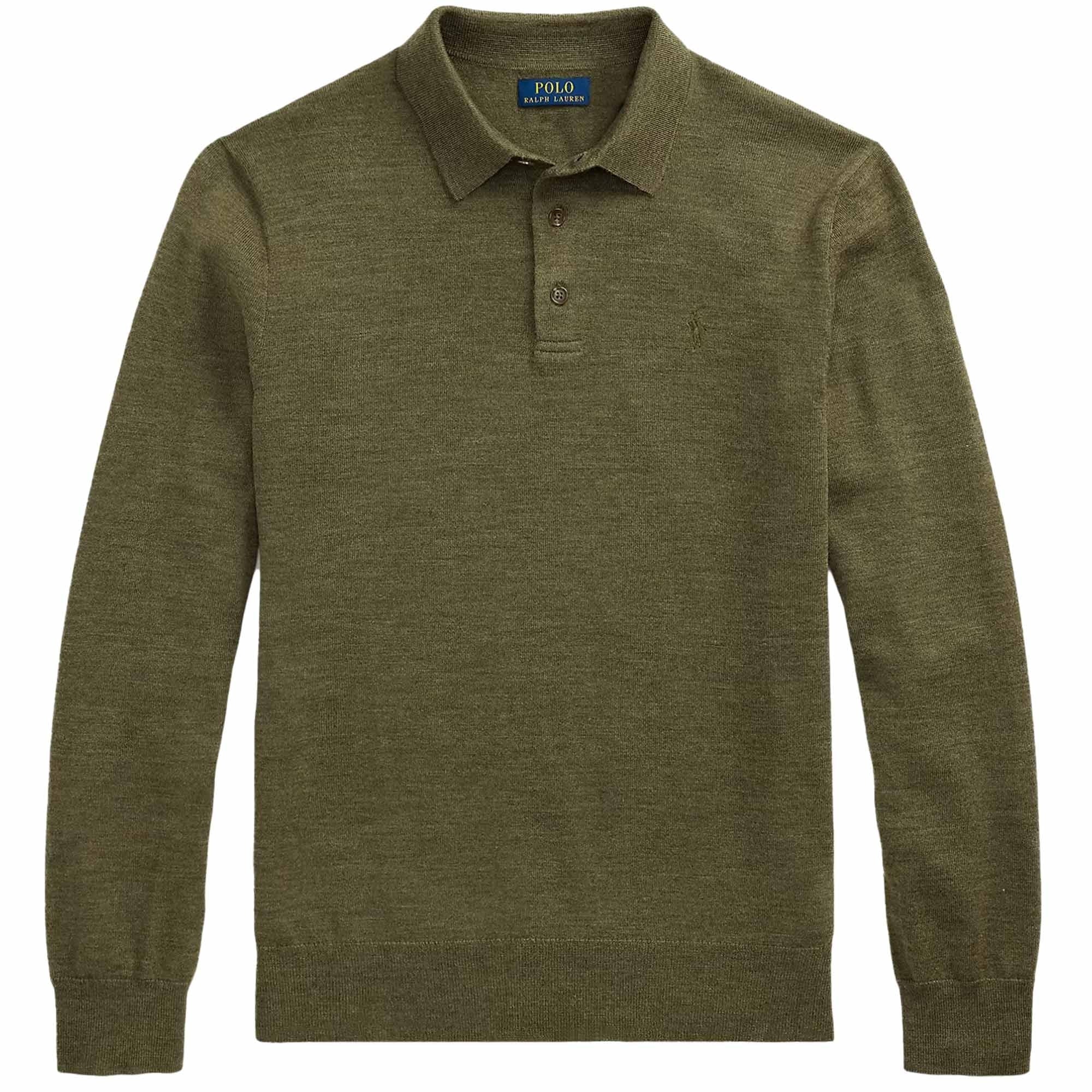 Polo Ralph Lauren Wool Polo-Collar Jumper - Green