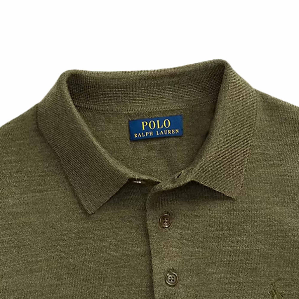 Polo Ralph Lauren Wool Polo-Collar Jumper - Green