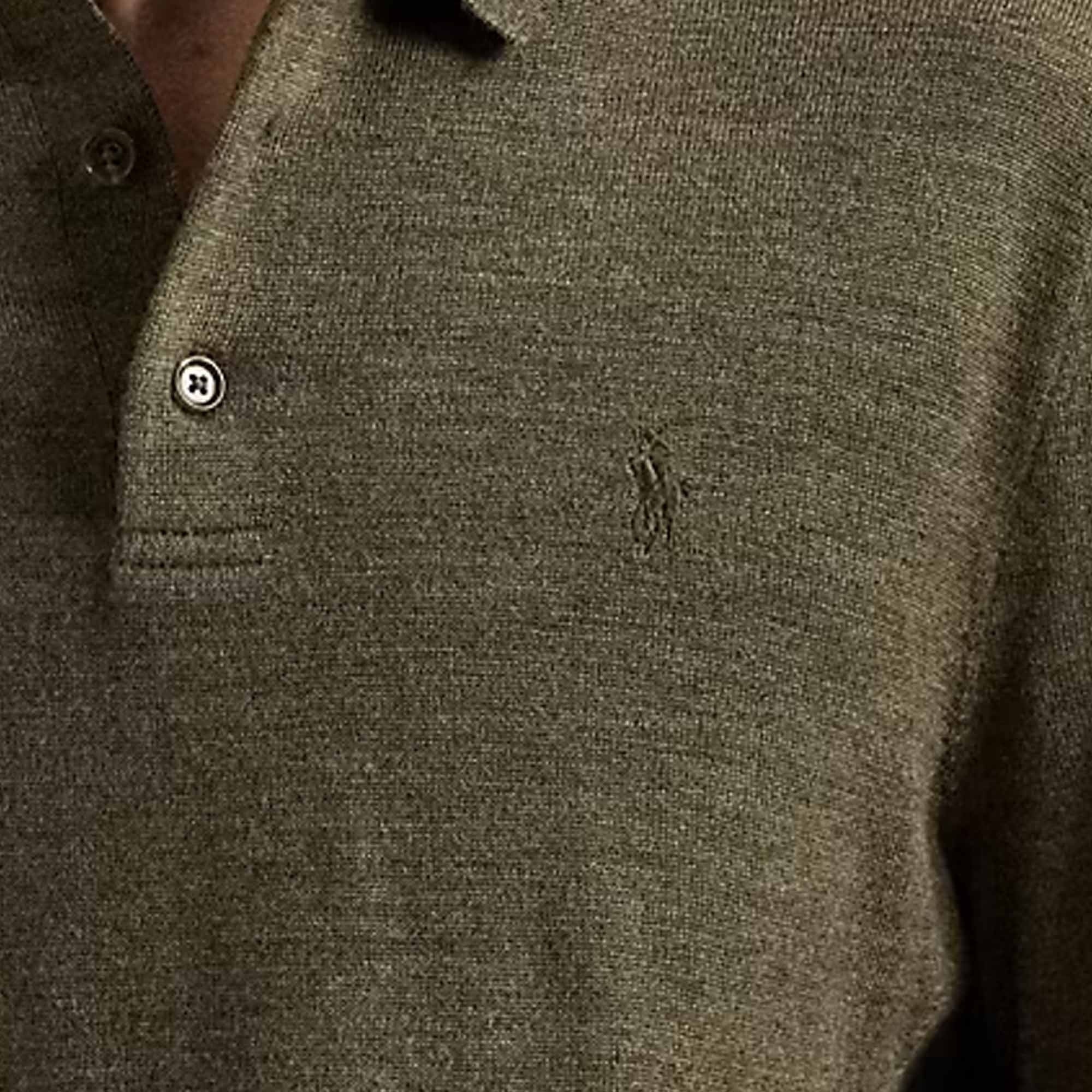 Polo Ralph Lauren Wool Polo-Collar Jumper - Green