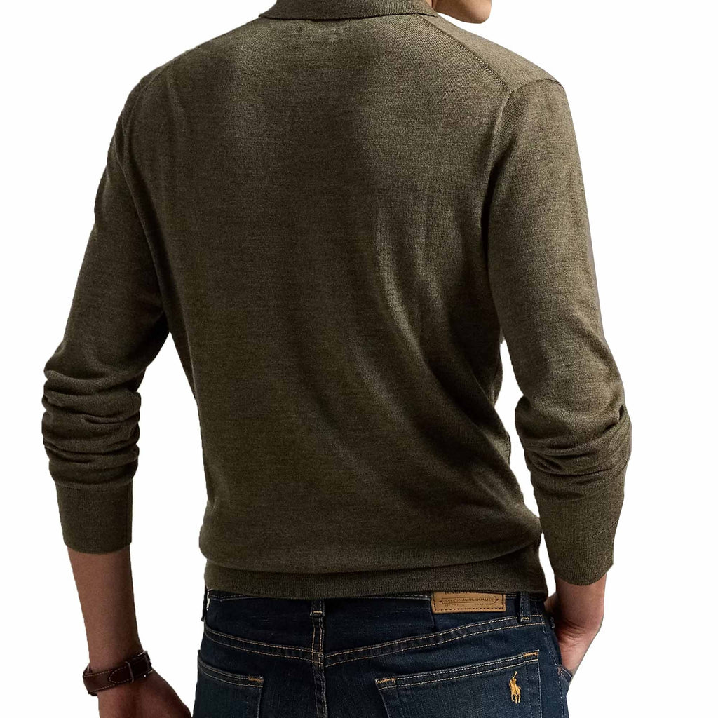 Polo Ralph Lauren Wool Polo-Collar Jumper - Green