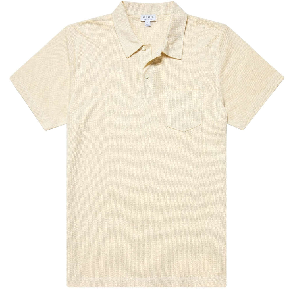 Sunspel Riviera Polo Shirt - Undyed
