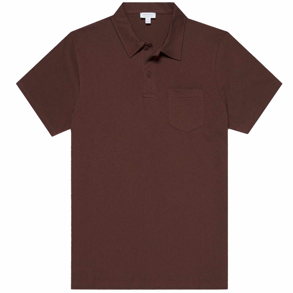 Sunspel Riviera Polo Shirt - Bakelite