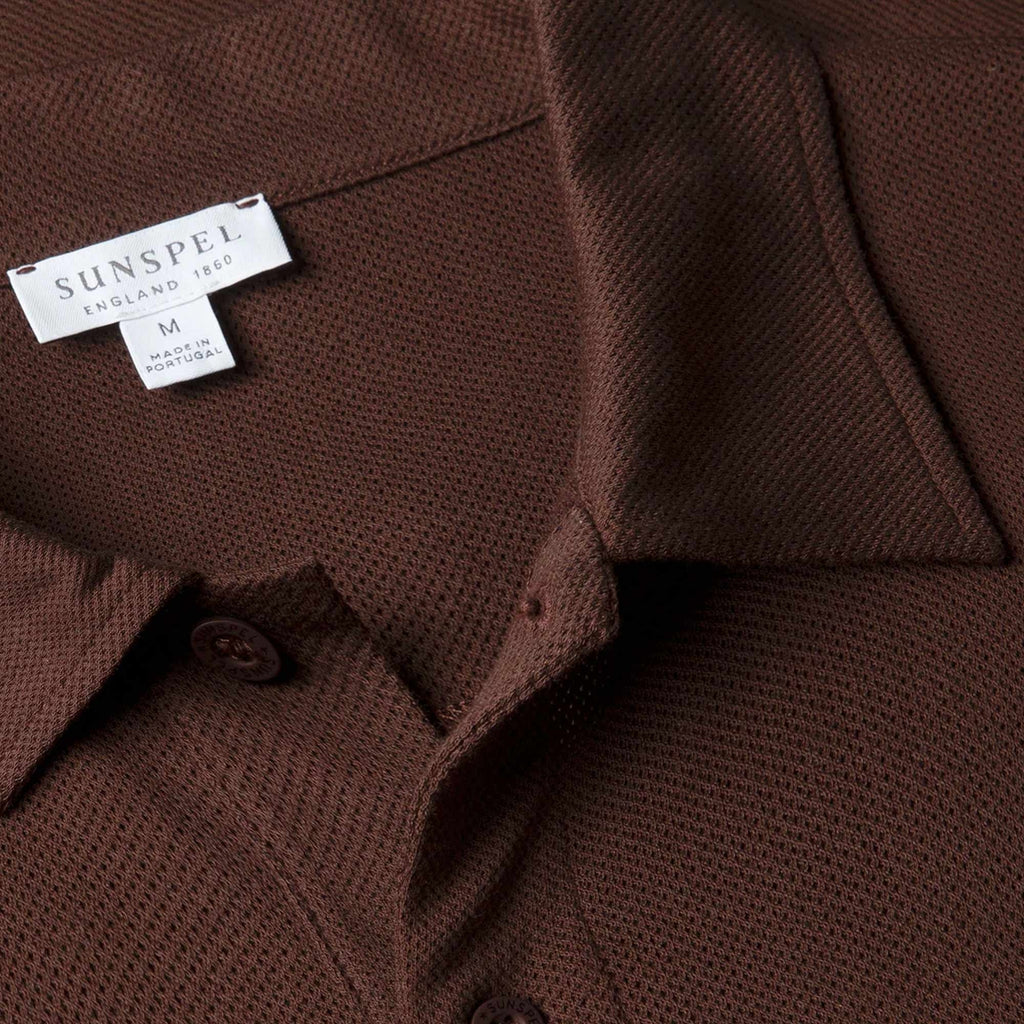 Sunspel Riviera Polo Shirt - Bakelite