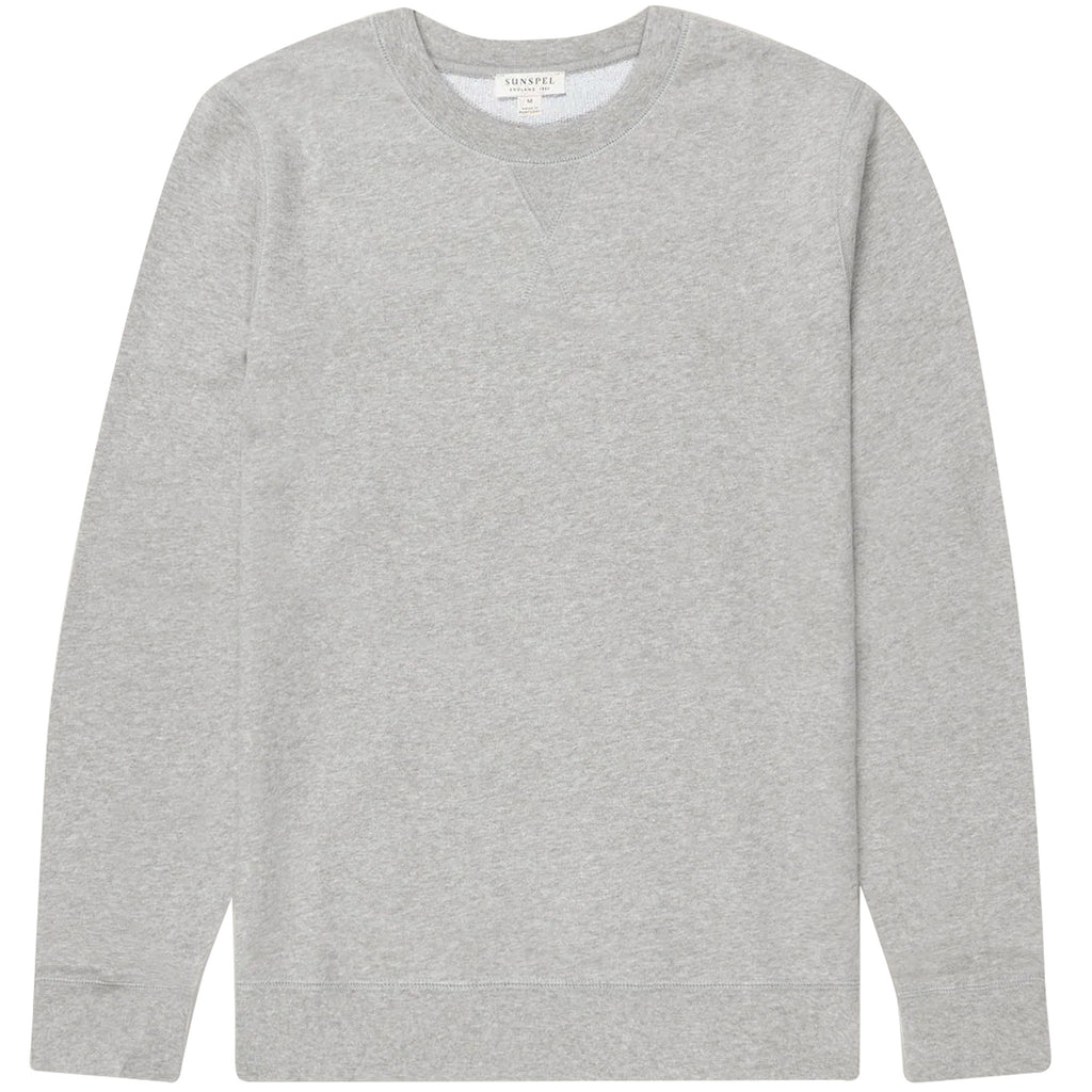 Sunspel Loopback Sweatshirt - Grey
