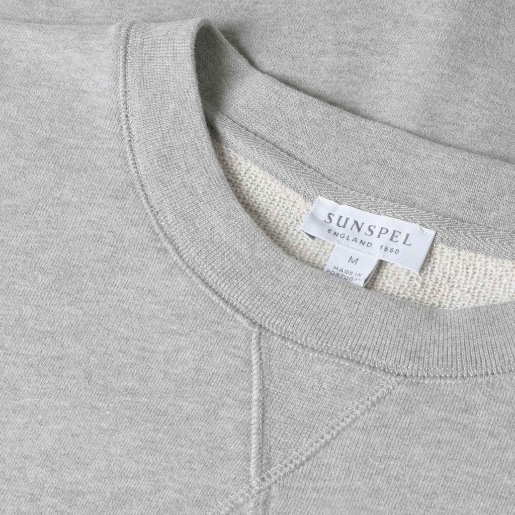Sunspel Loopback Sweatshirt - Grey