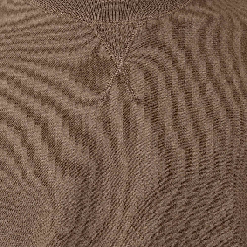 Sunspel Loopback Sweatshirt - Bark