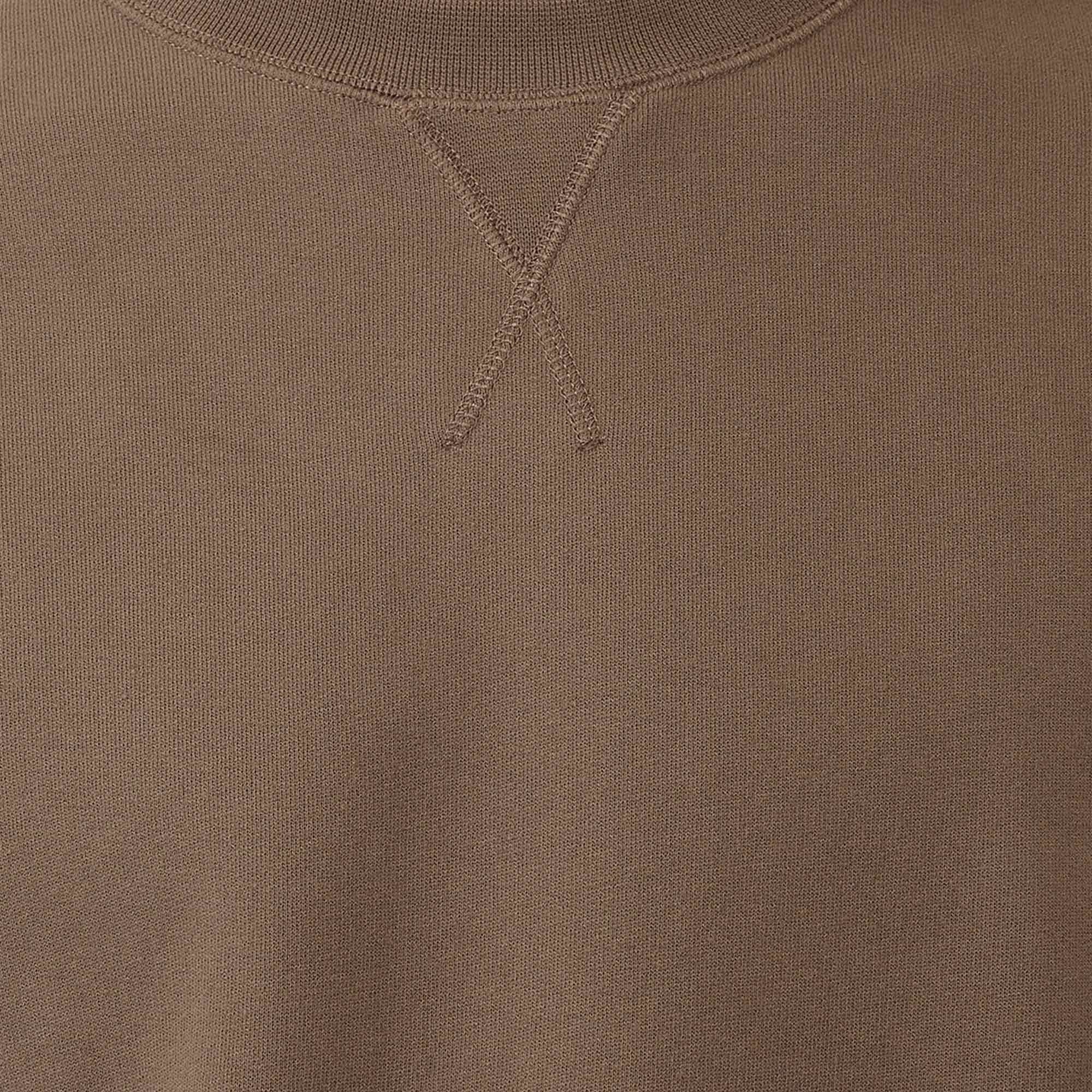 Sunspel Loopback Sweatshirt - Bark