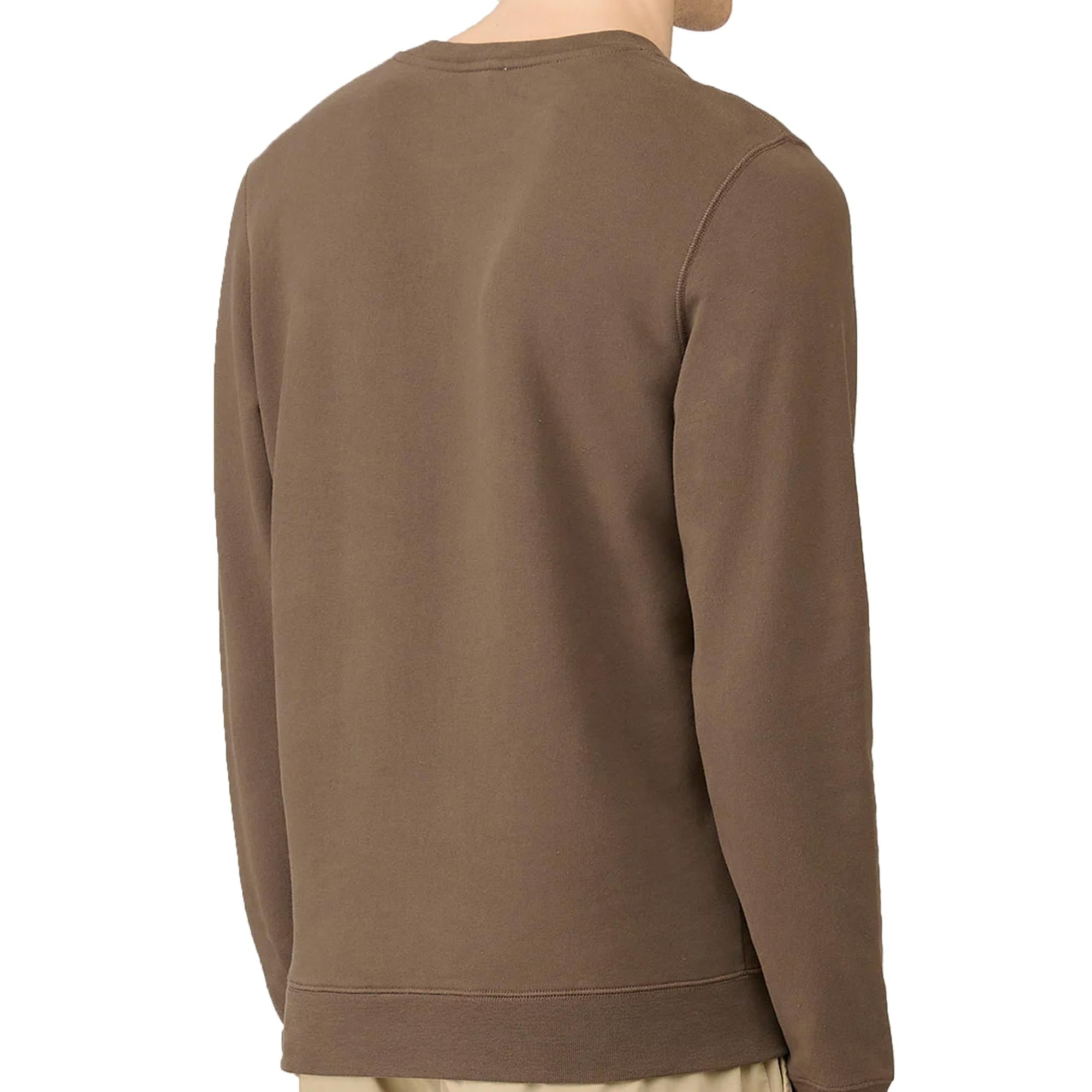 Sunspel Loopback Sweatshirt - Bark