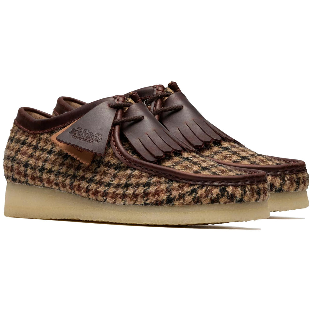 Clarks Originals Wallabee x Harris Tweed - Brown