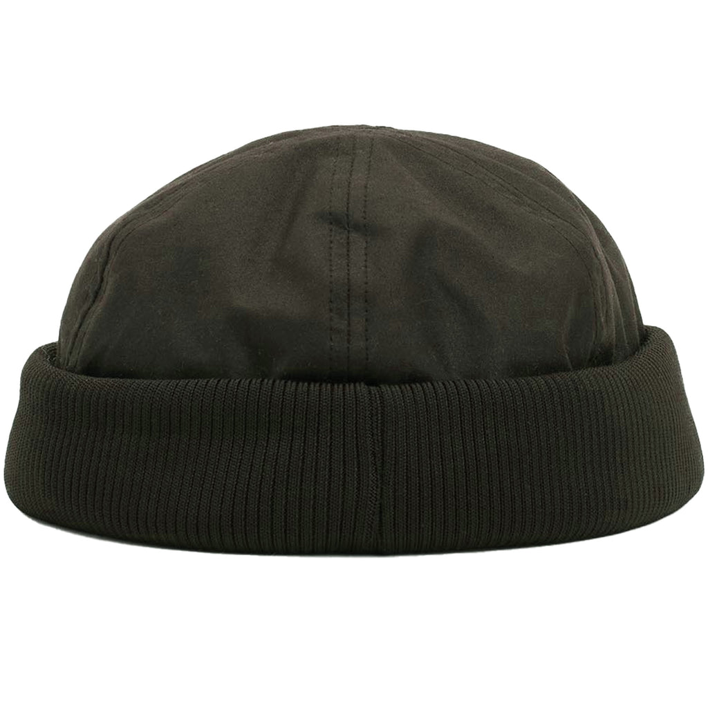 Barbour Oakmoor Waxed Docker Hat - Olive