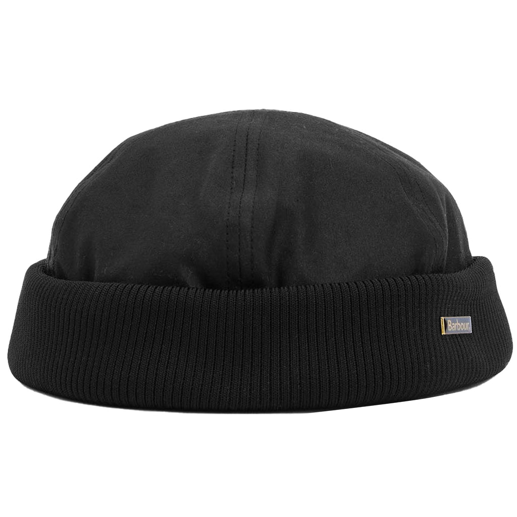 Barbour Oakmoor Waxed Docker Hat - Black