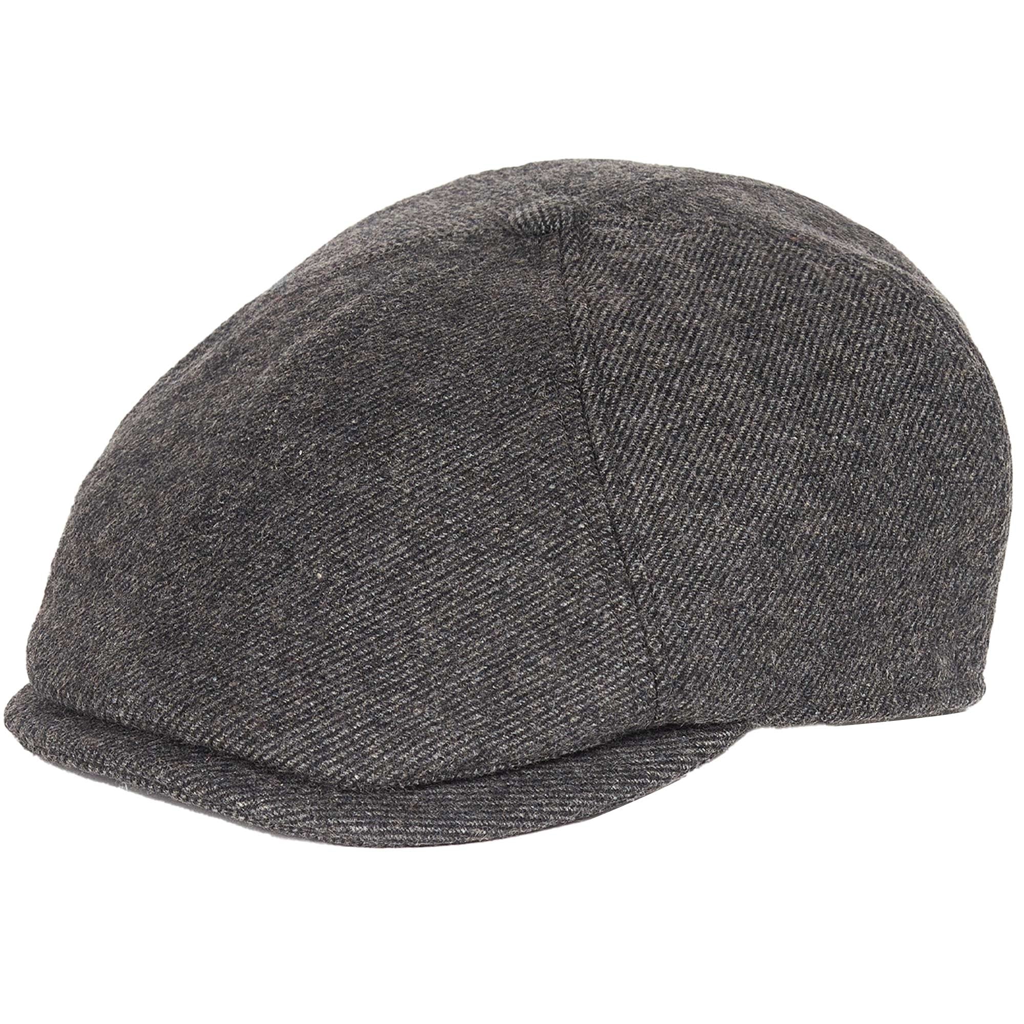 Barbour Claymore Bakerboy Hat - Charcoal