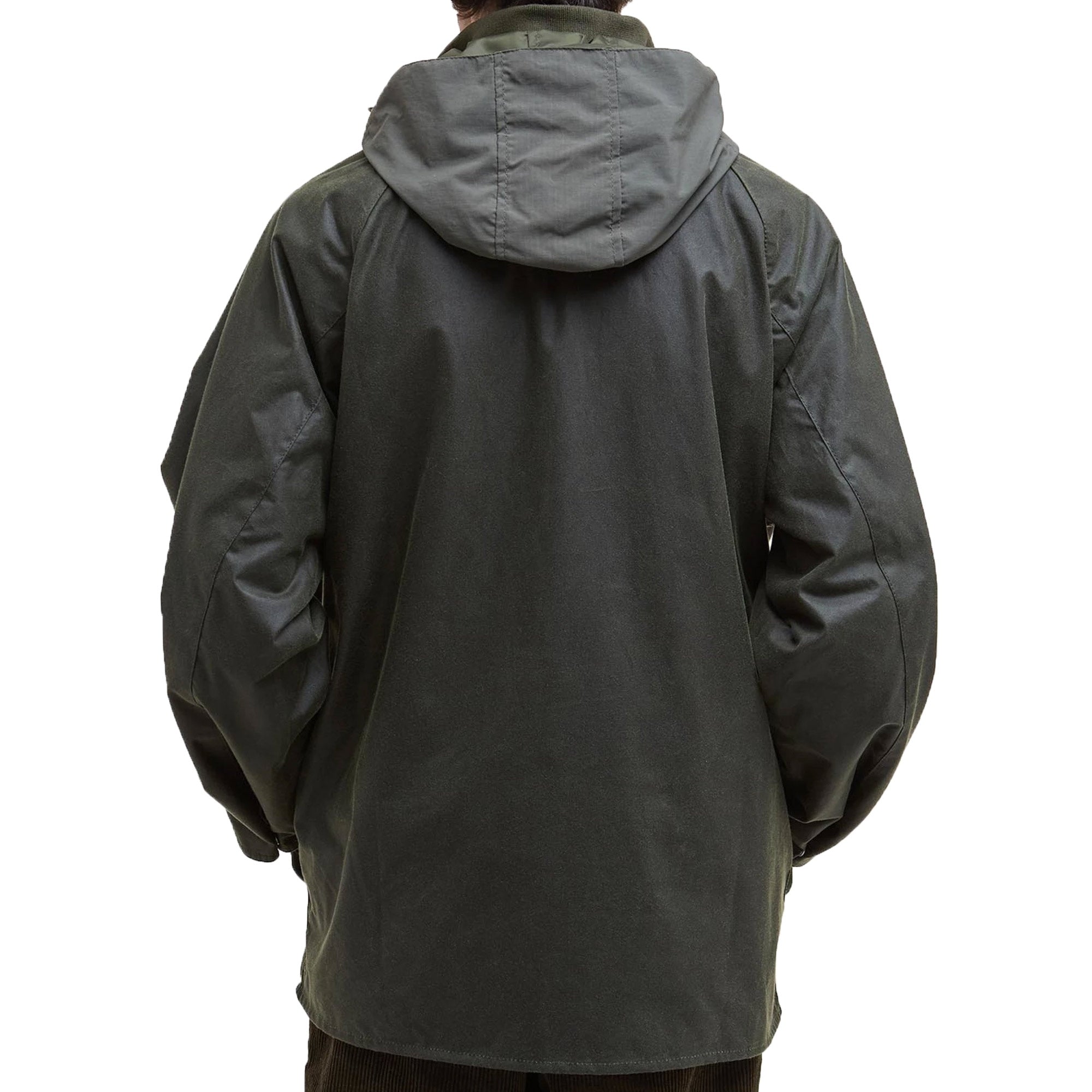 Barbour Modified Solway Waxed Jacket - Olive