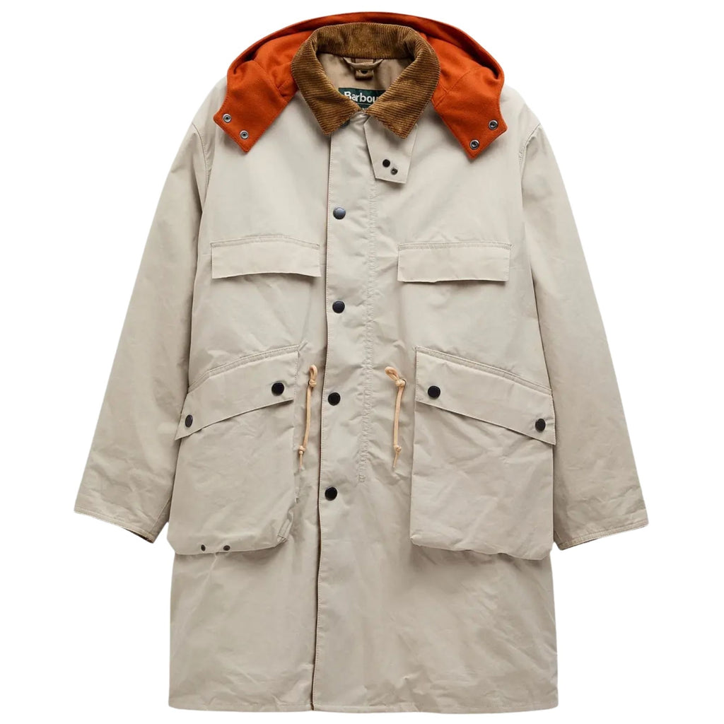 Barbour x Kaptain Sunshine Oversized Bedale Casual Field Coat - Clay