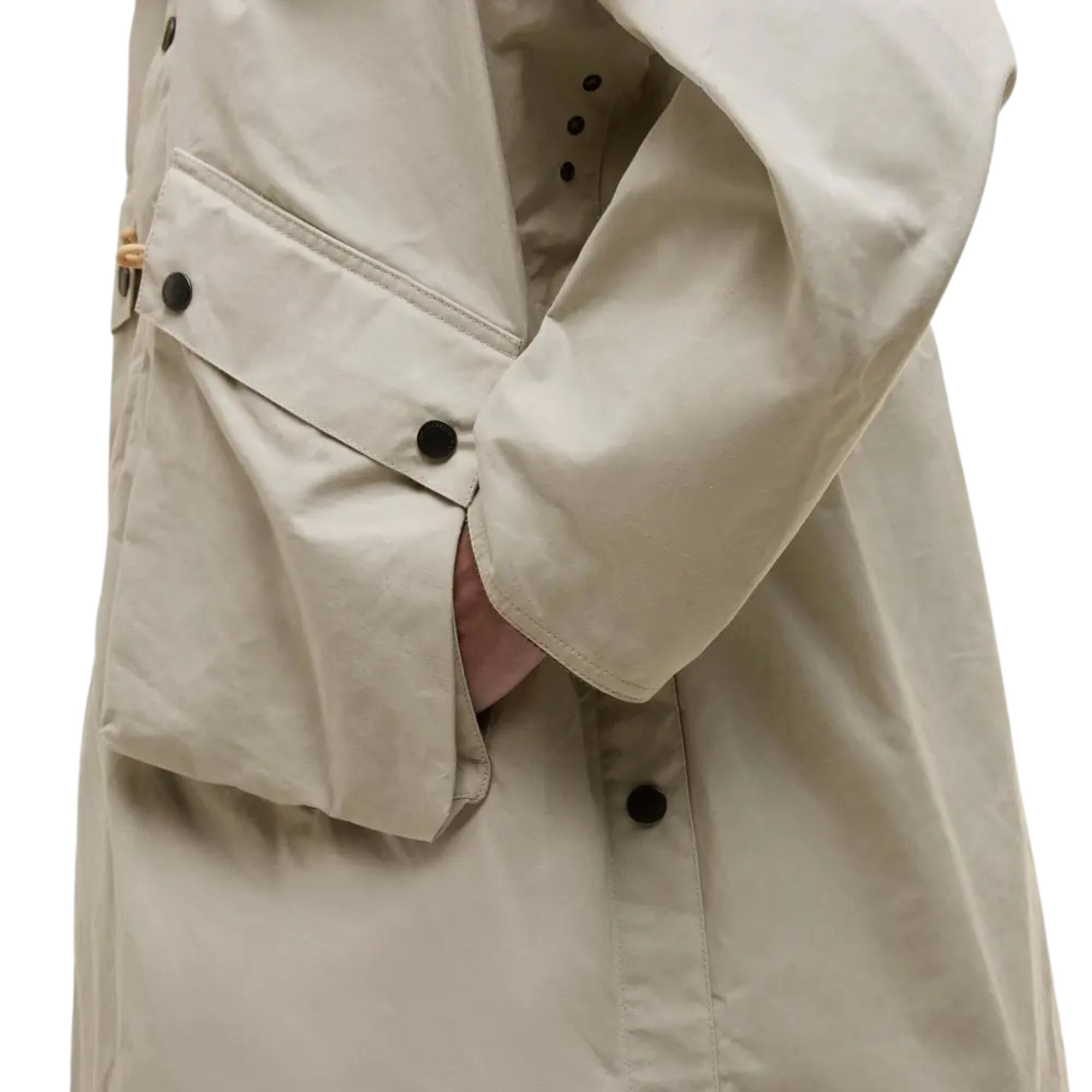 Barbour x Kaptain Sunshine Oversized Bedale Casual Field Coat - Clay