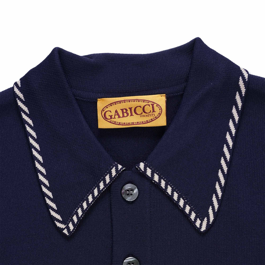 Gabicci Vintage Routledge Polo Shirt - Navy