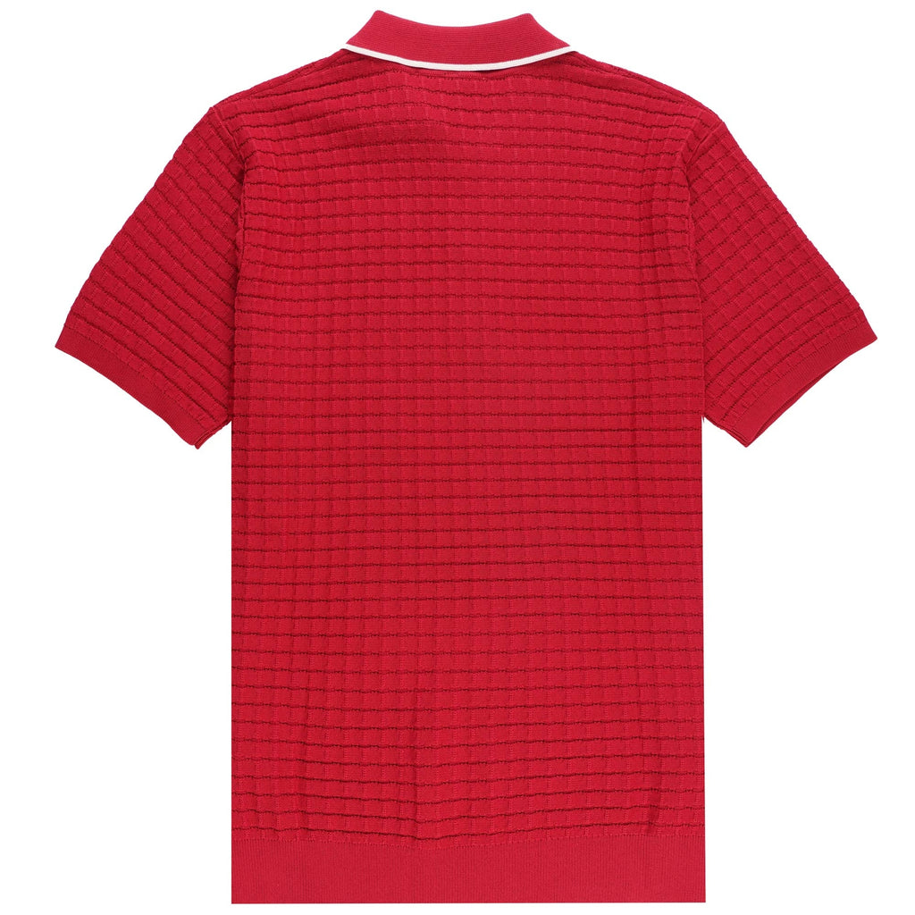 Gabicci Vintage Roy Polo Shirt - Cherry