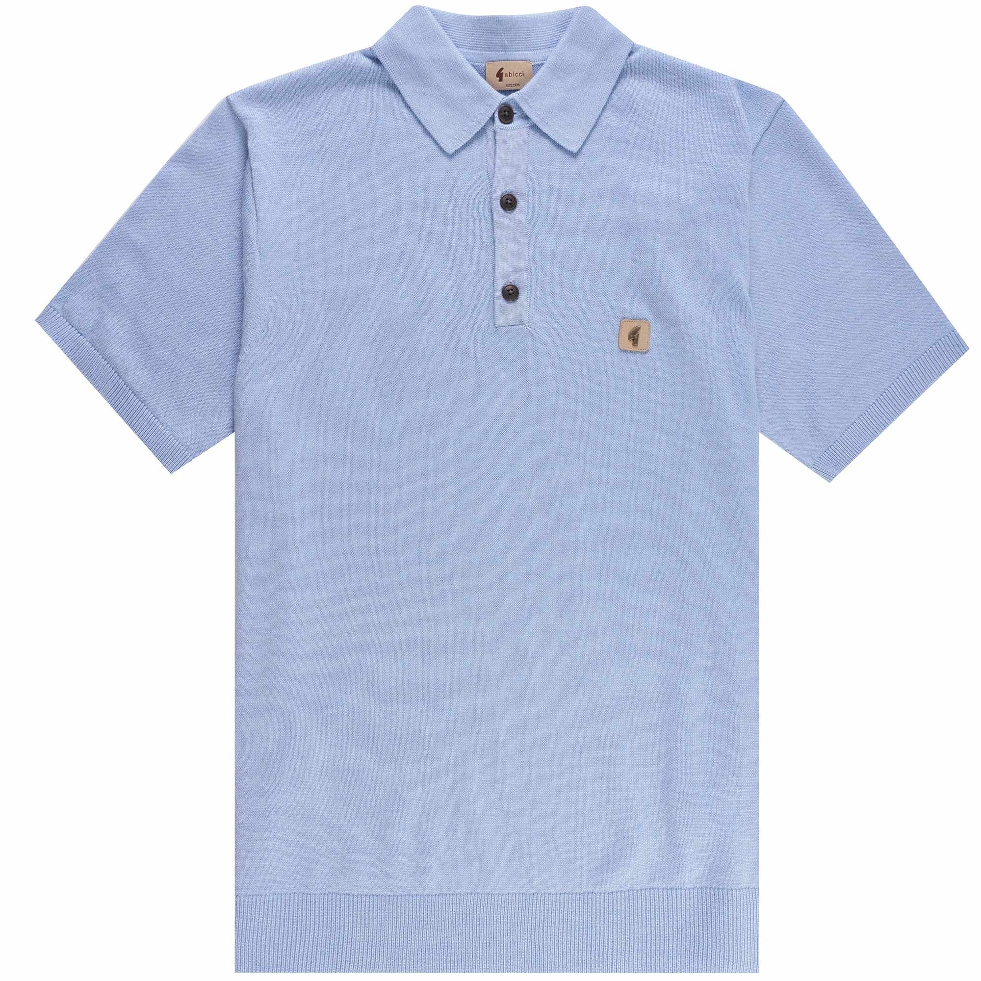 Gabicci Vintage Jackson Polo Shirt - Iceberg