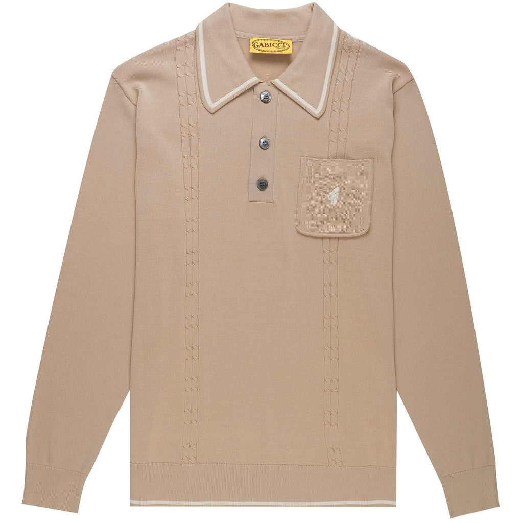 Gabicci Vintage Ned Polo Shirt - Nutmeg
