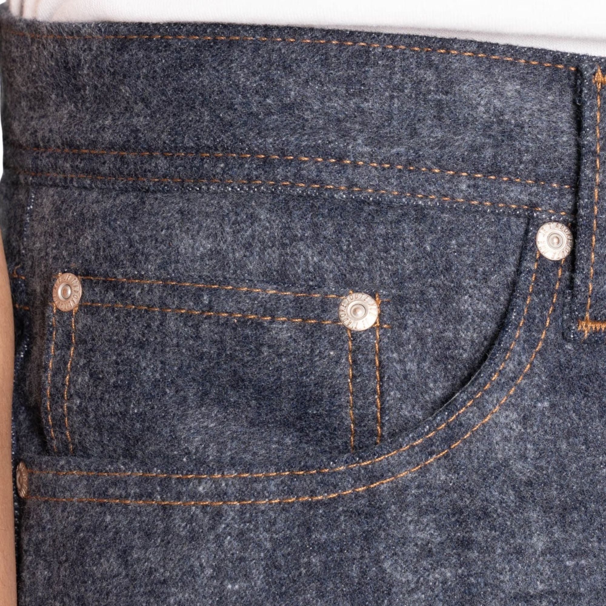 Naked and Famous Denim Weird Guy Max Brush Selvedge - Indigo
