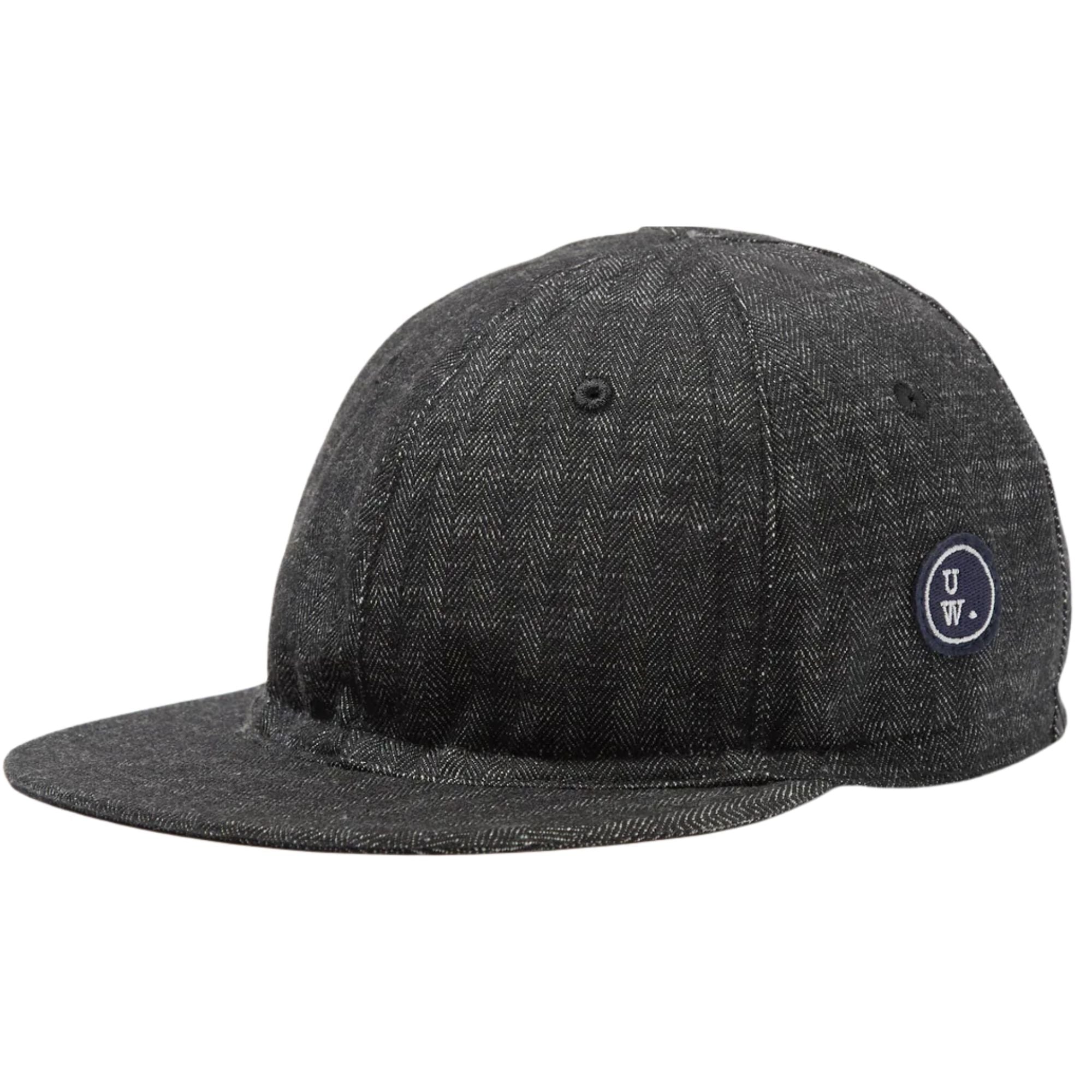 Universal Works Italian Cotton Denim Mechanics Hat - Black