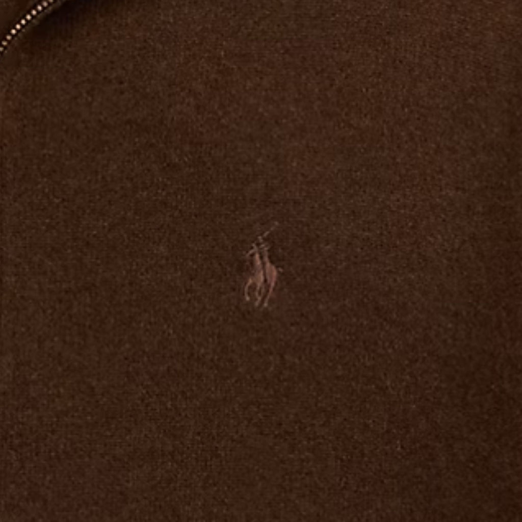 Polo Ralph Lauren Wool Quarter-Zip Jumper - Brown