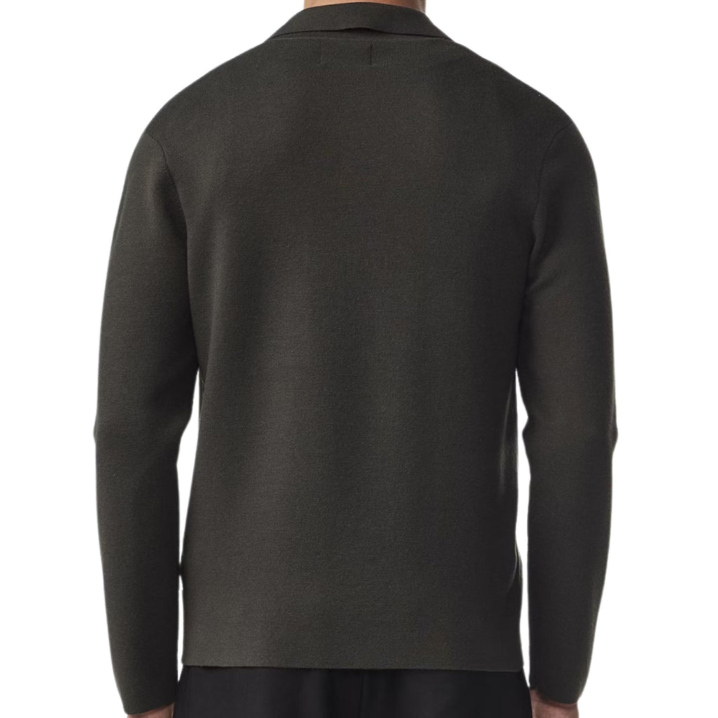 Jonas Button Up Overshirt - Dark Army