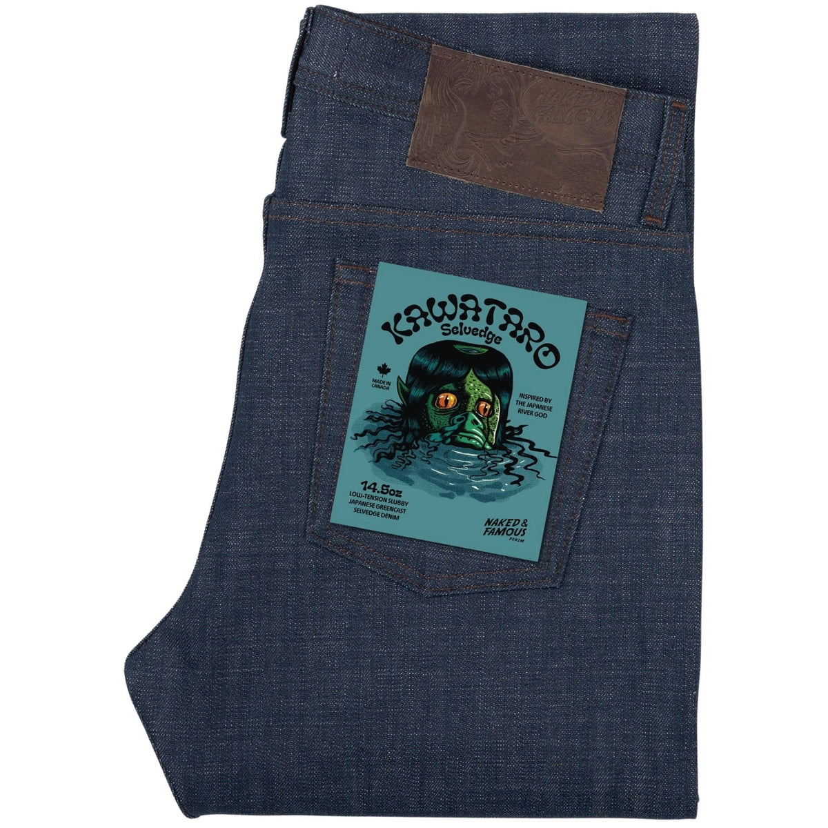 Naked and Famous Denim Weird Guy Kawataro Selvedge - Indigo