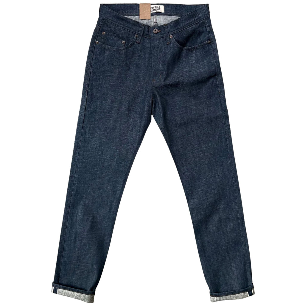 Naked and Famous Denim Weird Guy Kawataro Selvedge - Indigo