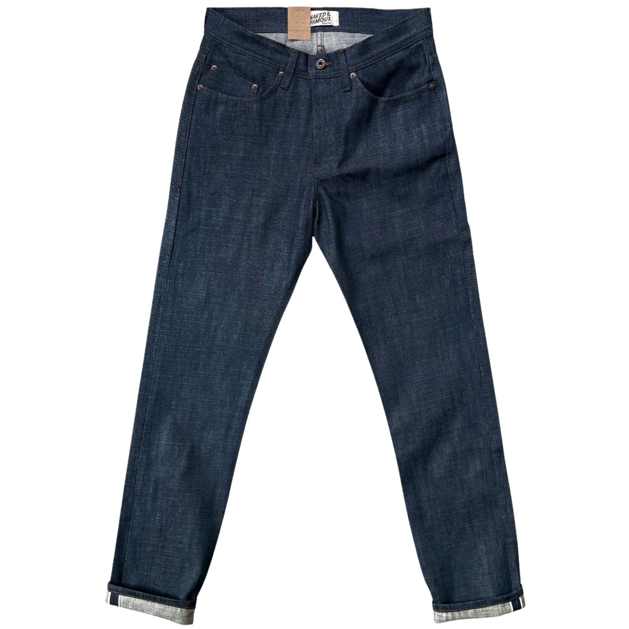 Naked and Famous Denim Weird Guy Kawataro Selvedge - Indigo