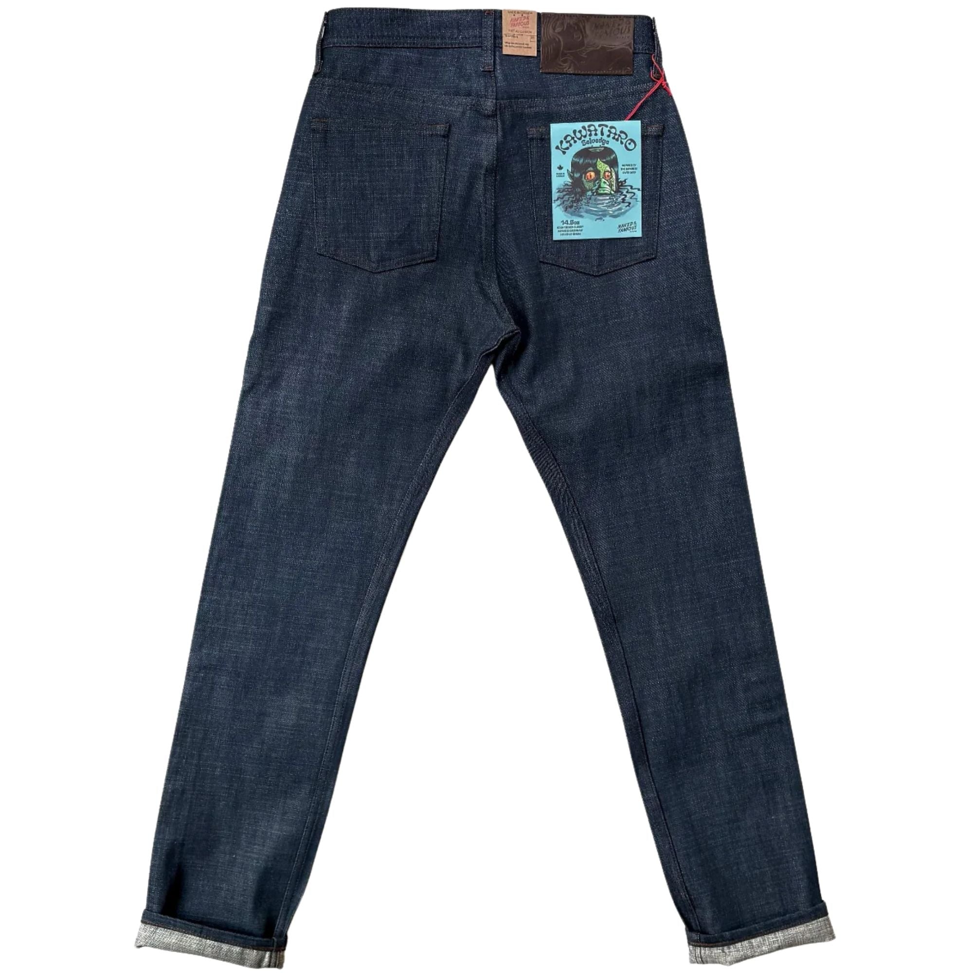 Naked and Famous Denim Weird Guy Kawataro Selvedge - Indigo