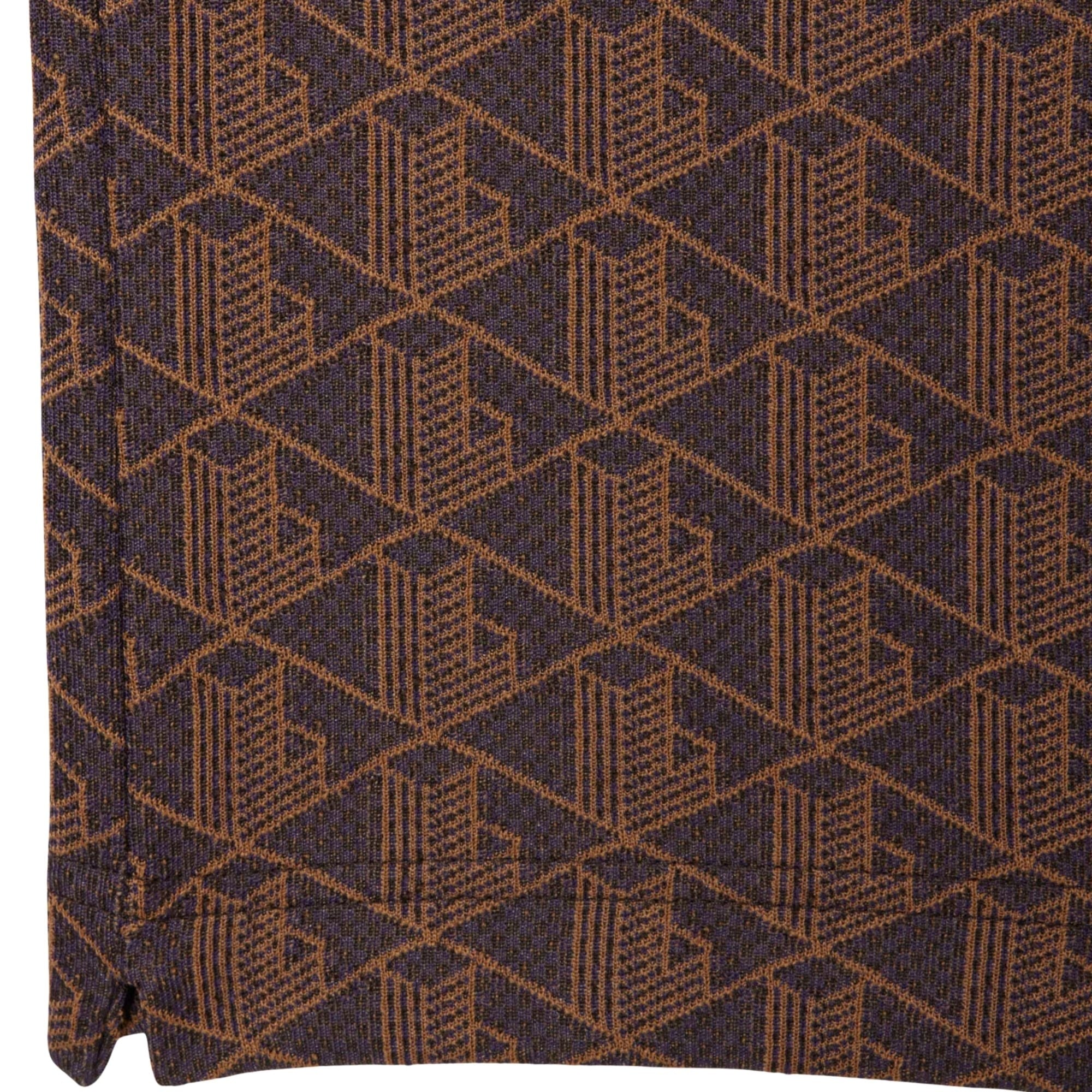 Lacoste Classic Fit Monogram Jacquard Polo Shirt - Marron
