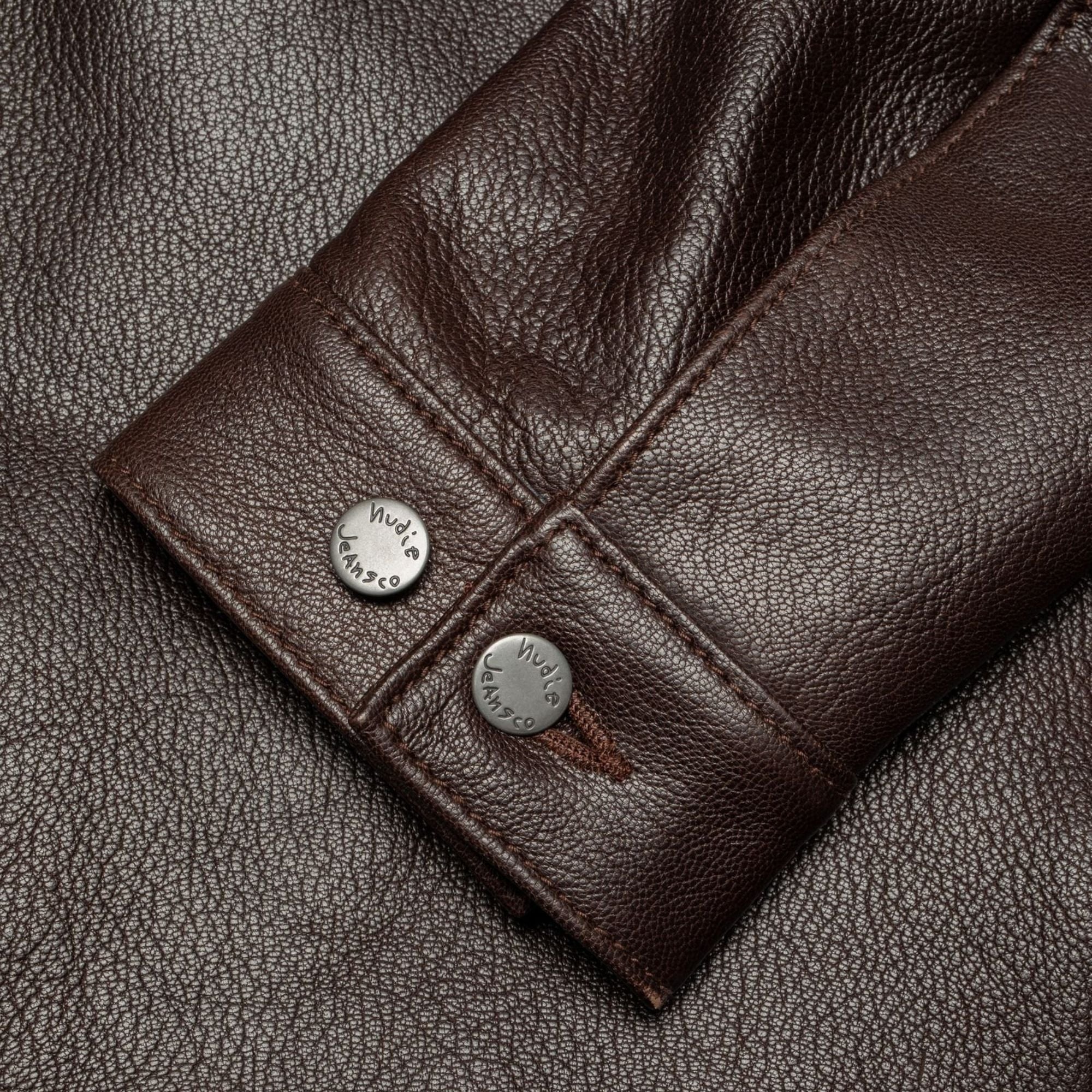Nudie Jeans Joppe Western Leather Jacket - Brown