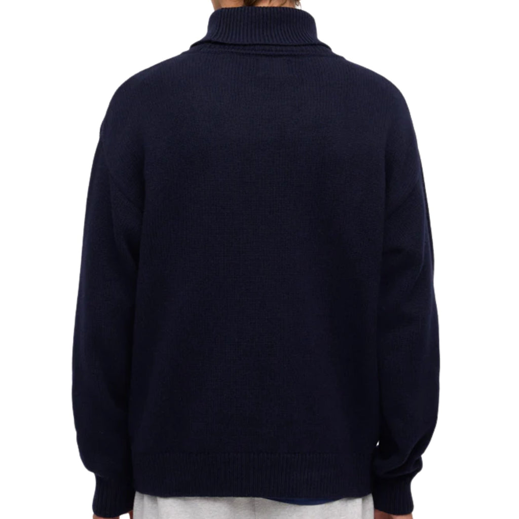 Colorful Standard Merino Wool Turtleneck - Navy Blue