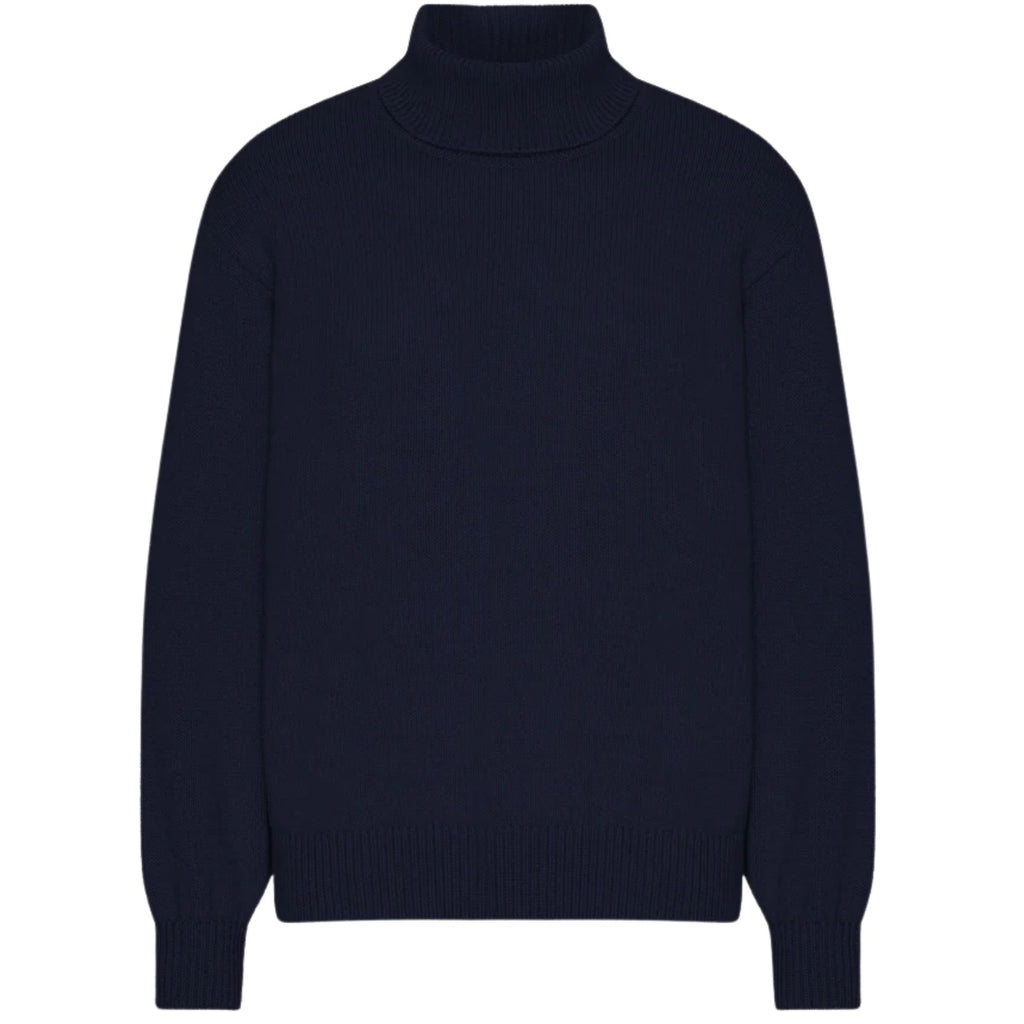 Colorful Standard Merino Wool Turtleneck - Navy Blue