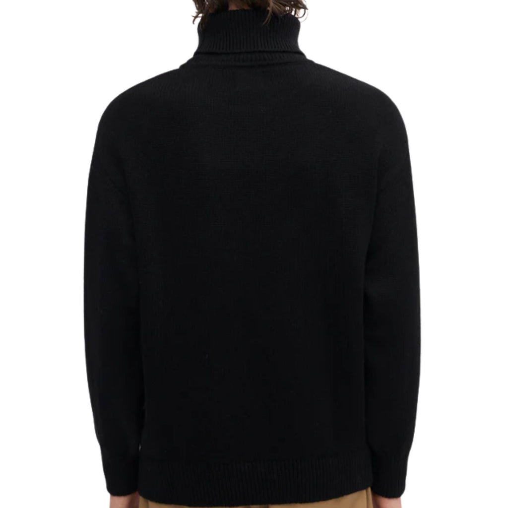 Colorful Standard Merino Wool Turtleneck - Deep Black