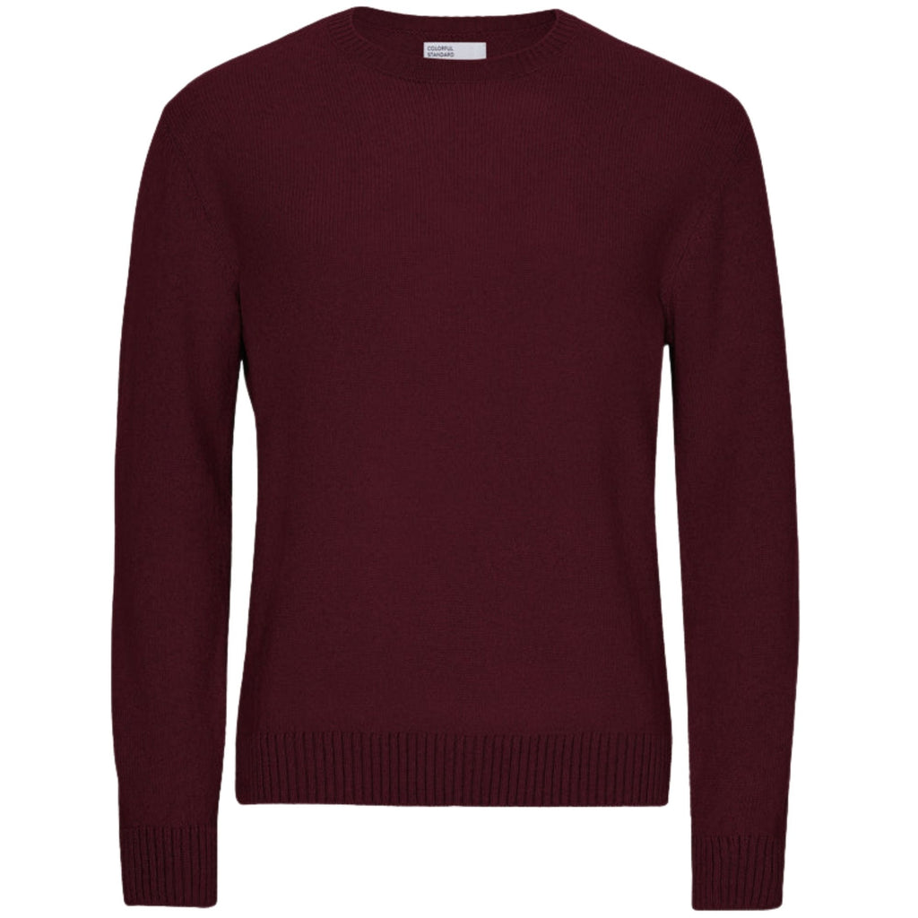 Colorful Standard Classic Merino Wool Crew - Oxblood Red