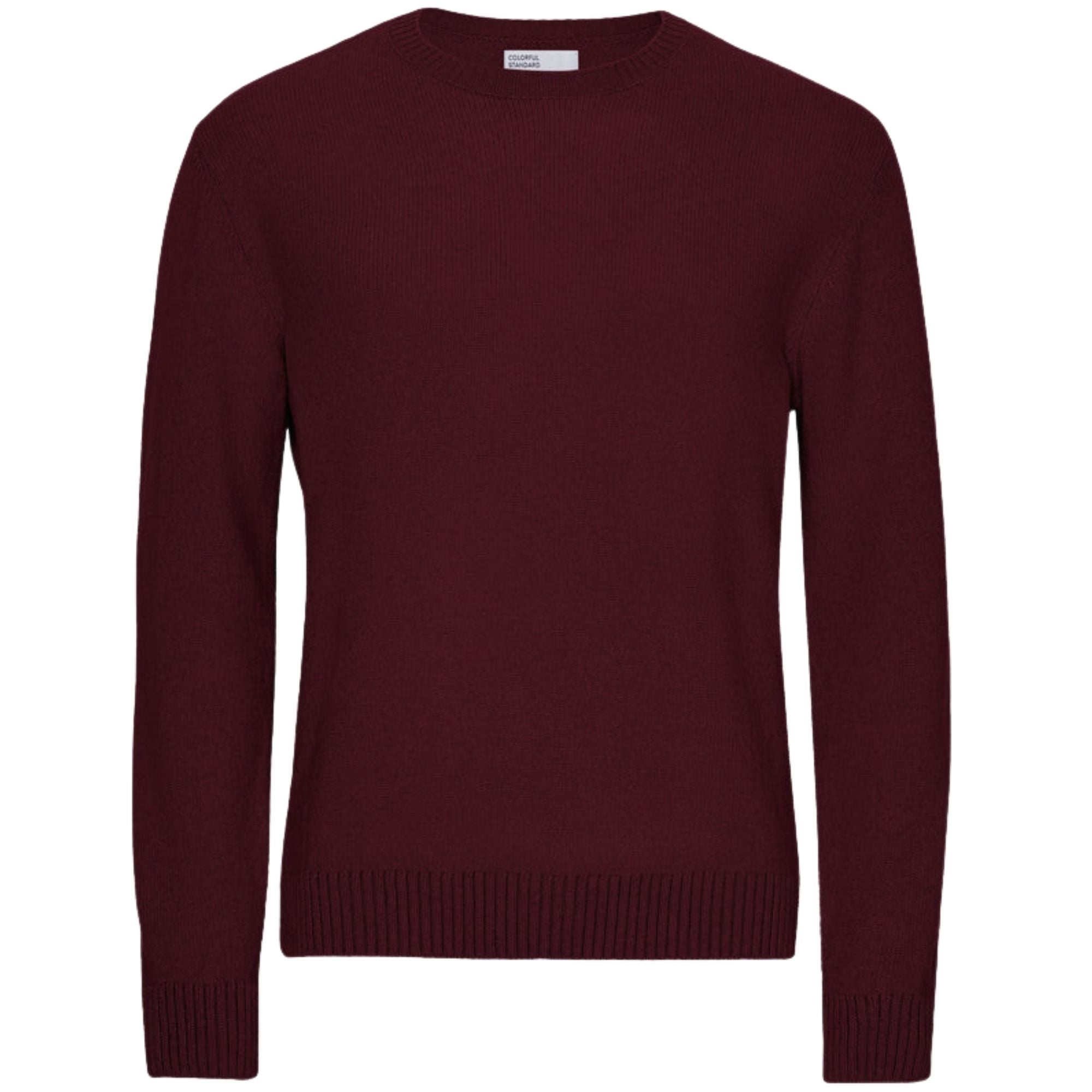 Colorful Standard Classic Merino Wool Crew - Oxblood Red