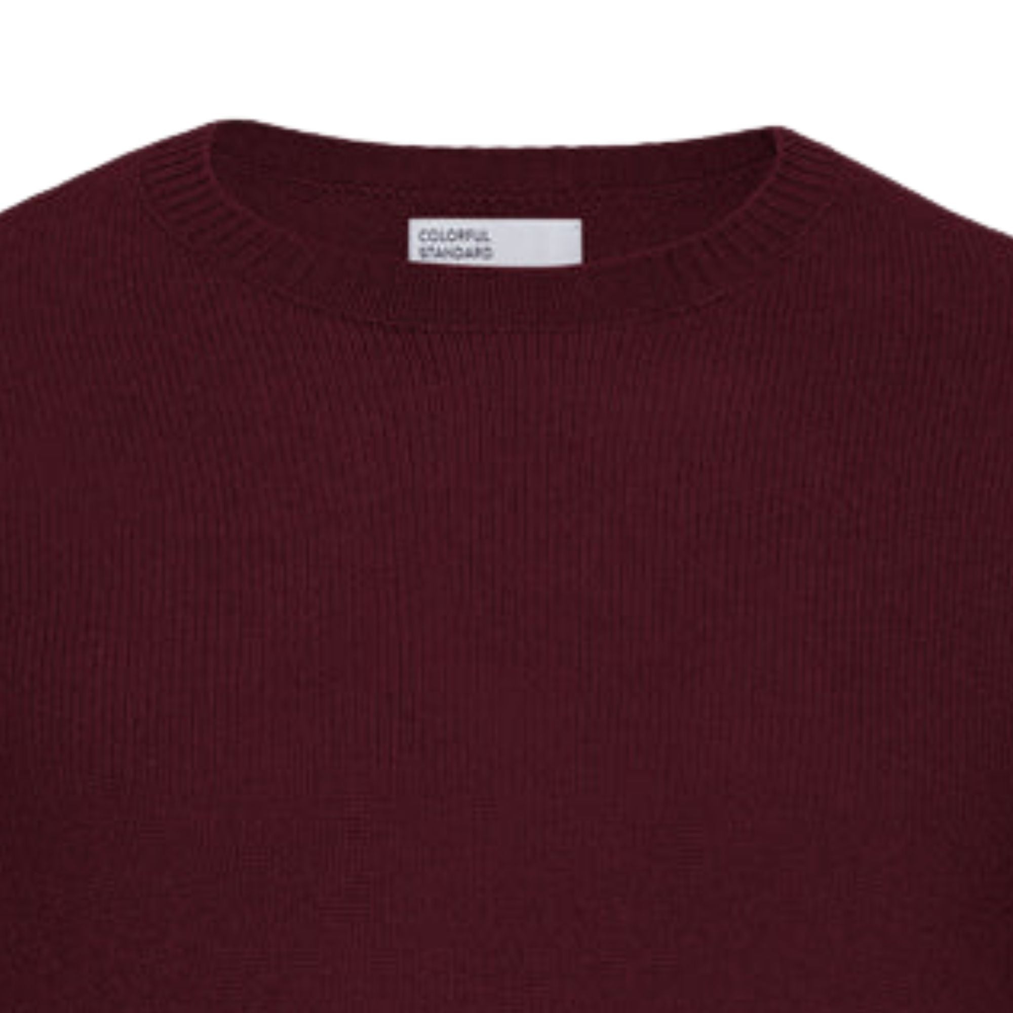 Colorful Standard Classic Merino Wool Crew - Oxblood Red