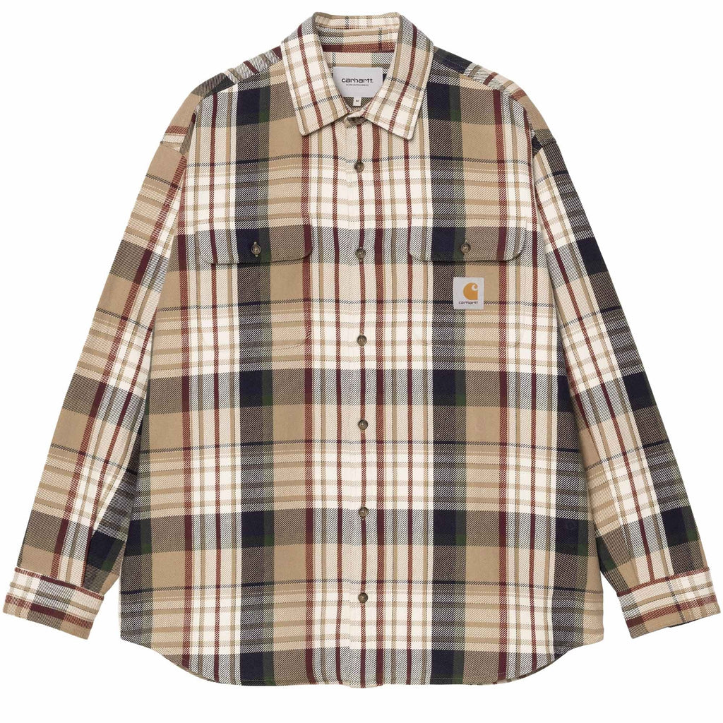 Carhartt WIP Long Sleeve Tamblyn Shirt - Leather
