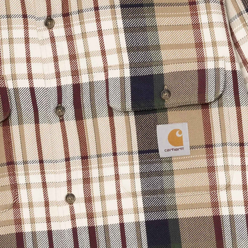 Carhartt WIP Long Sleeve Tamblyn Shirt - Leather