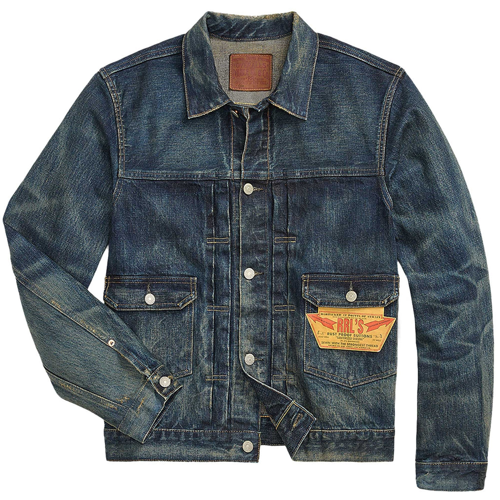 RRL by Ralph Lauren Denim Trucker Type II Jacket - Denim