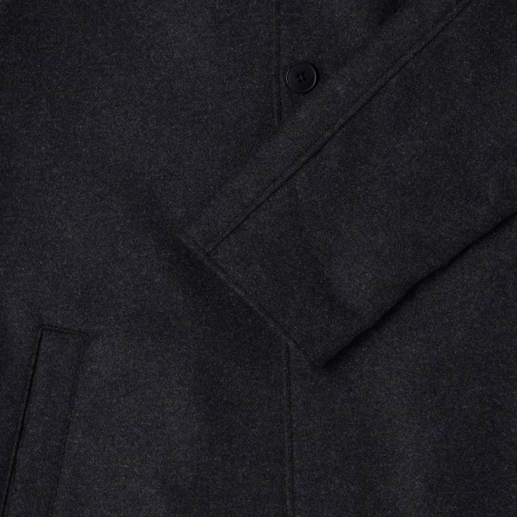 Edwin Mac Wool Coat - Dark Grey