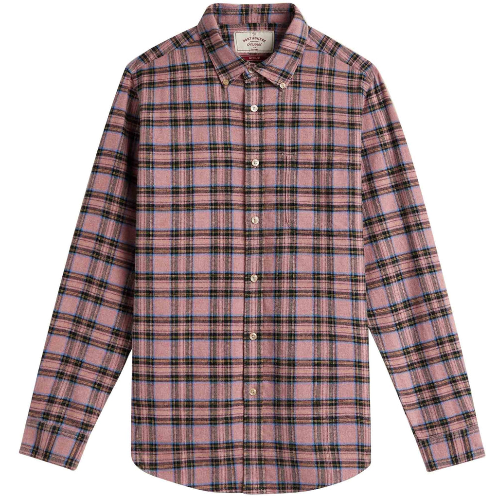 Portuguese Flannel Cais Shirt - Pink