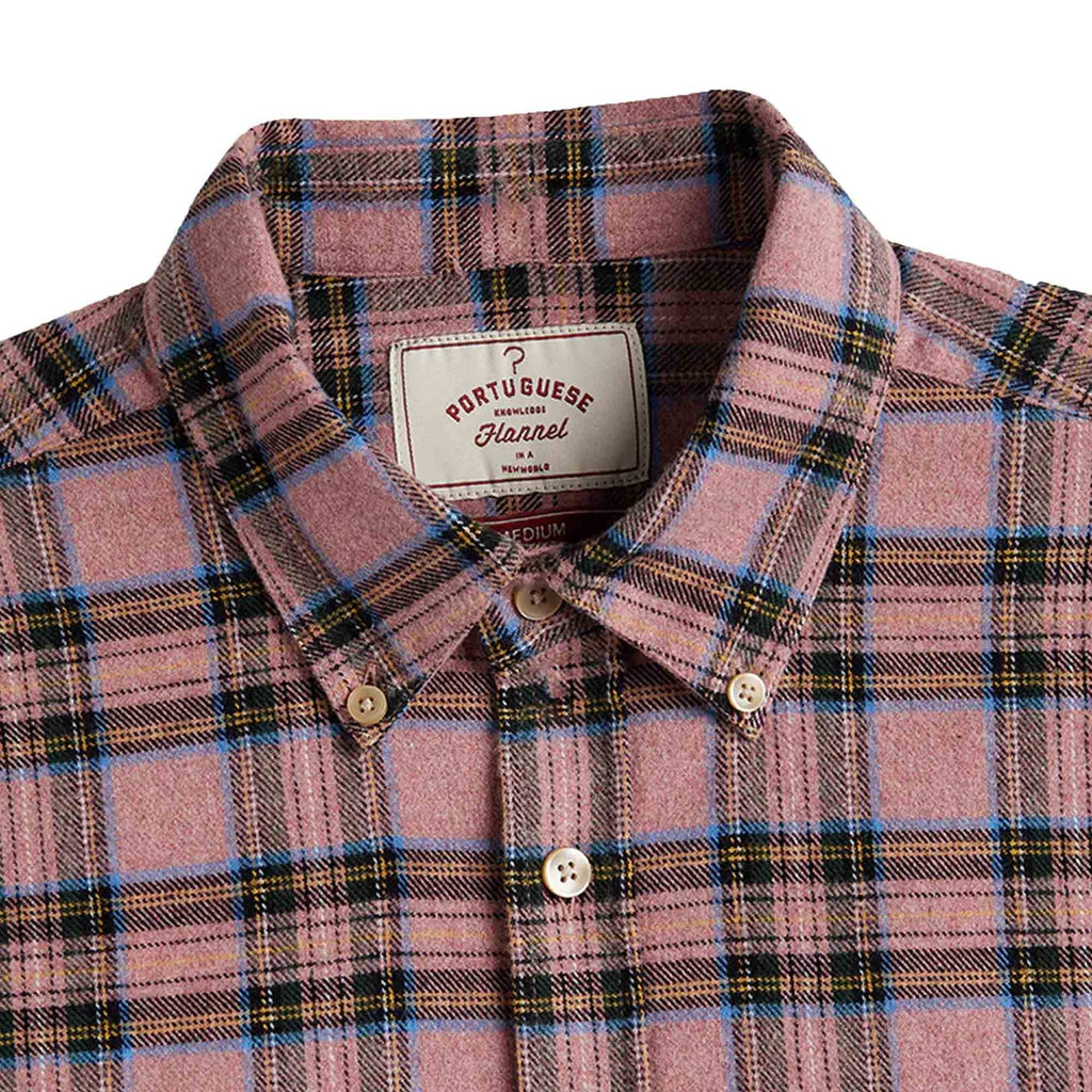 Portuguese Flannel Cais Shirt - Pink