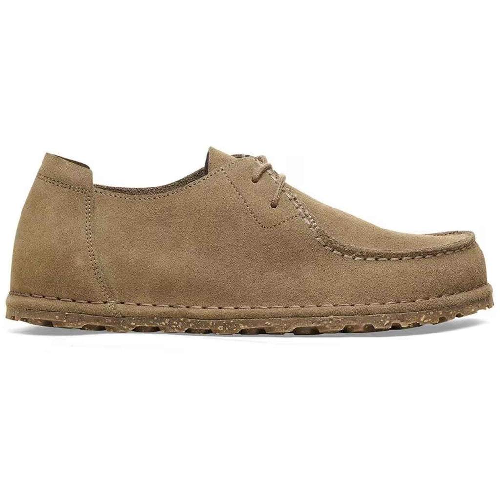 Birkenstock Utti Lace Suede Leather - Gray Taupe
