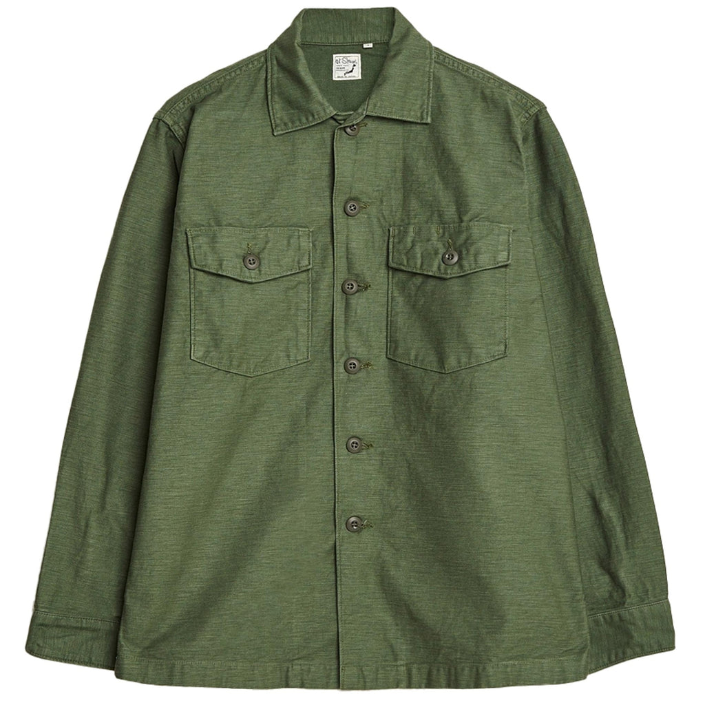 OrSlow US Army Fatigue Shirt - Green