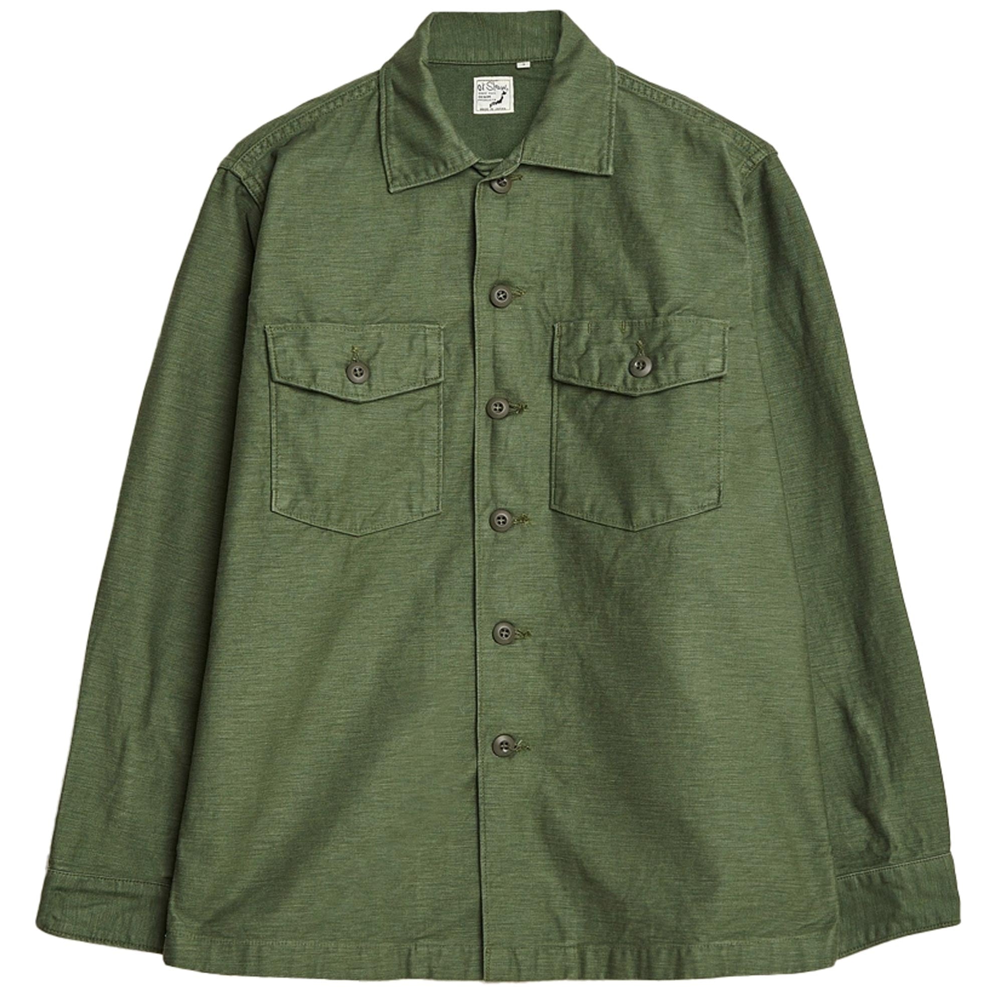 OrSlow US Army Fatigue Shirt - Green
