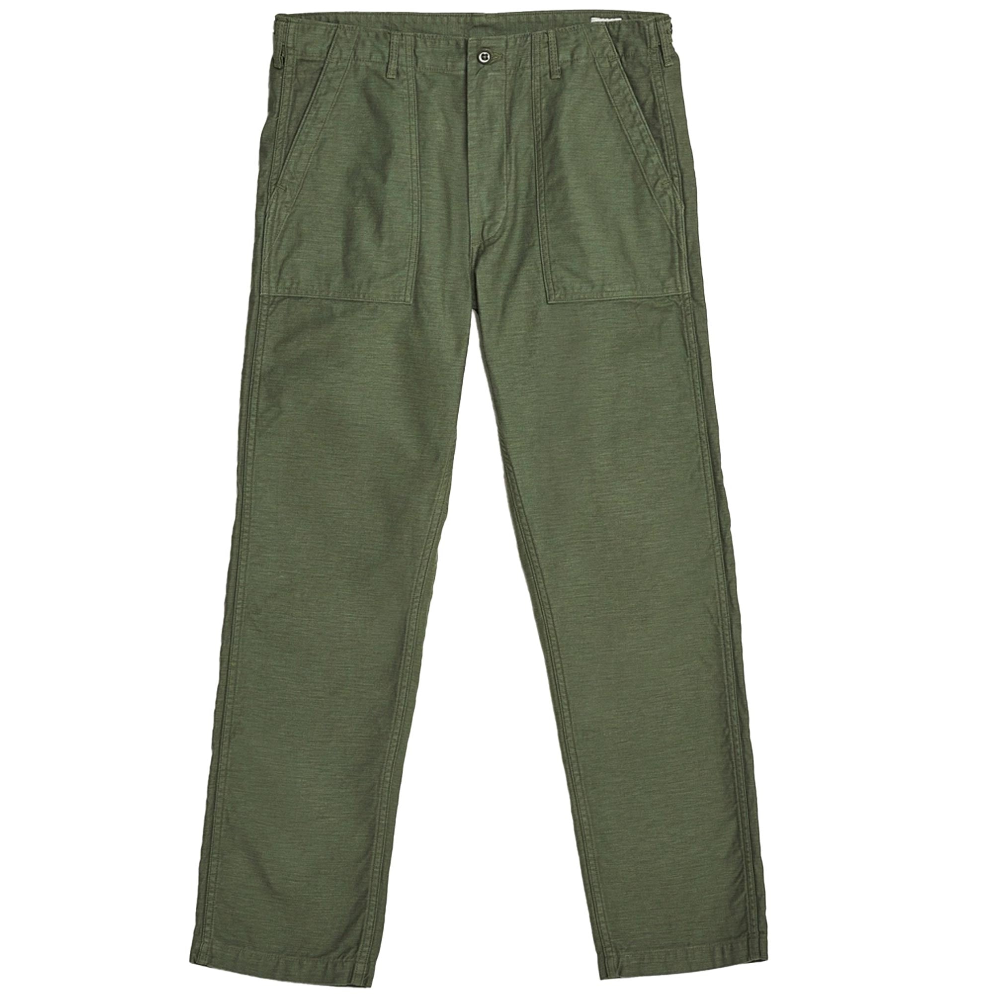 OrSlow Original Sateen Fatigue Pants - Green